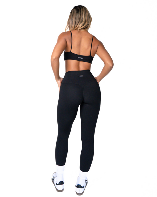 Love Hidden Scrunch Leggings Black