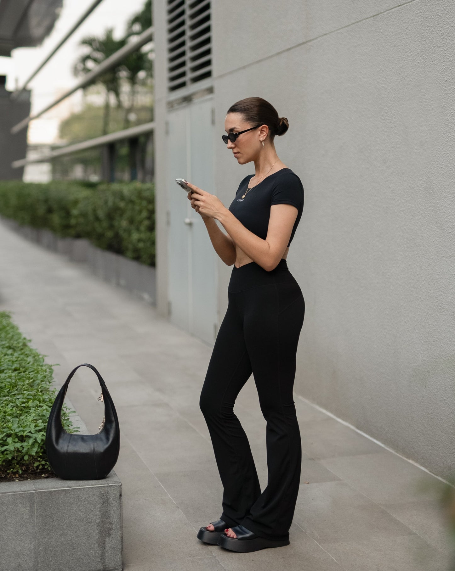 Sammy Crossover Flared Leggings