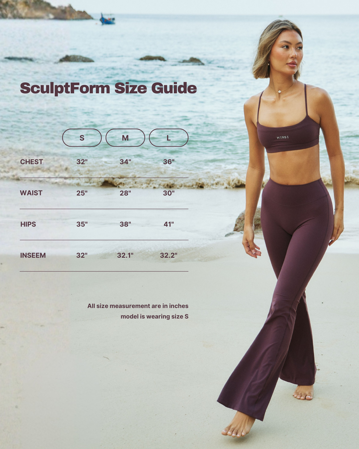 SculptForm Invisible Scrunch Flare Leggings