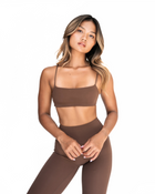 Love Staple Top Brown